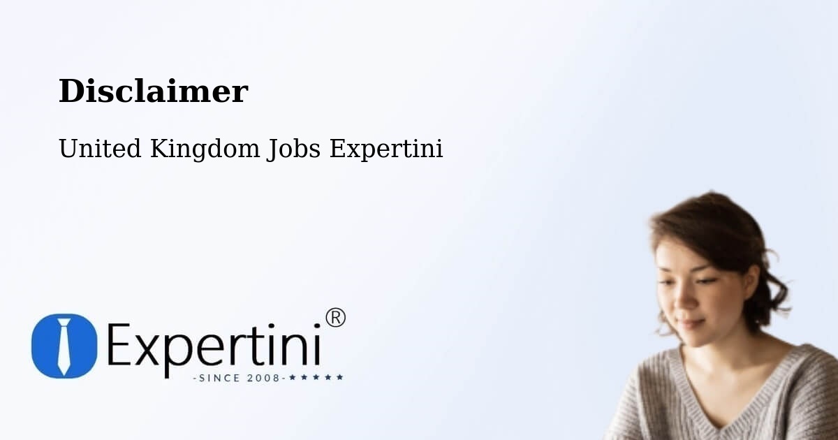 Disclaimer – Hannington - United Kingdom Jobs Expertini